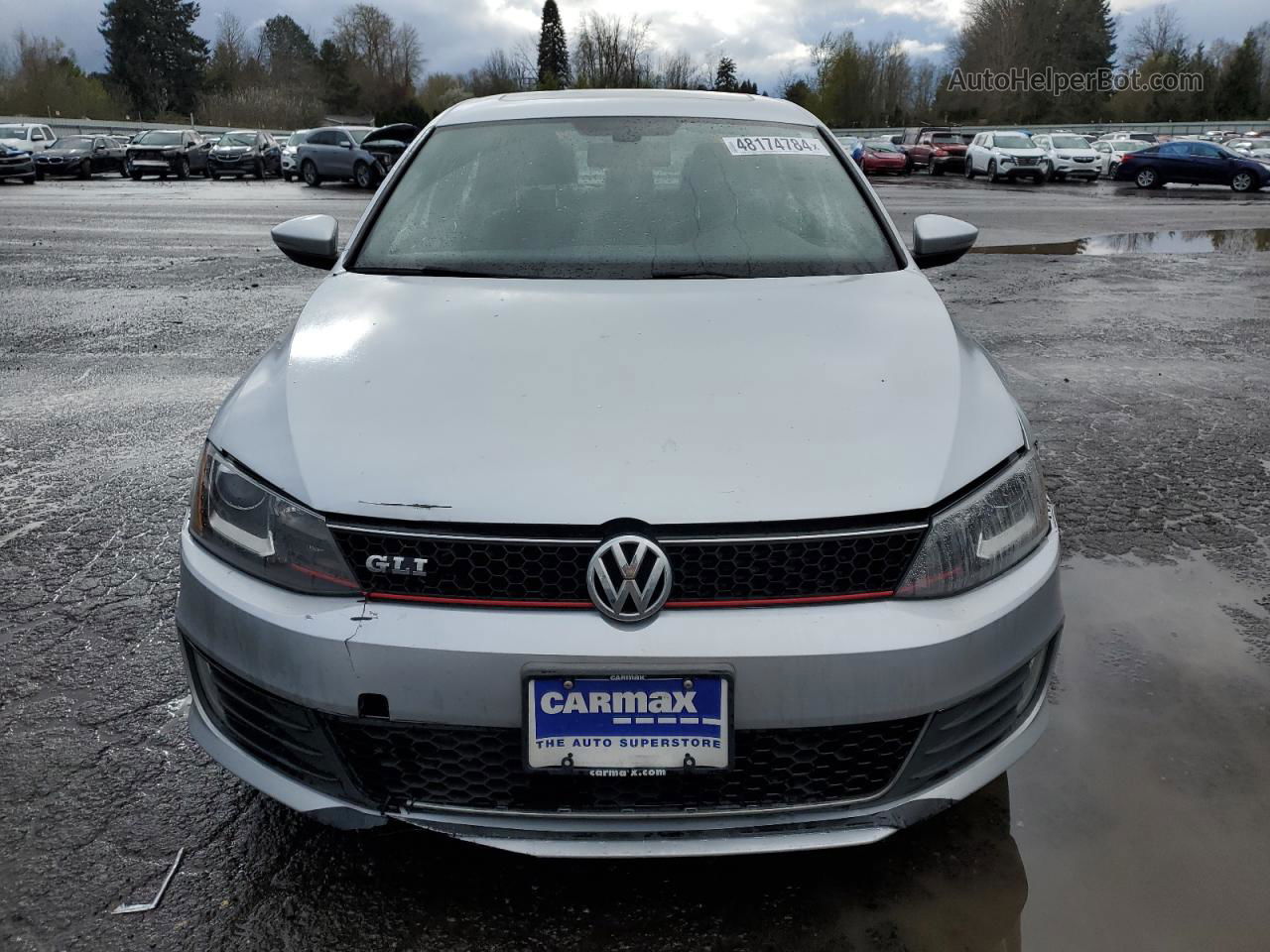 2015 Volkswagen Jetta Gli Серебряный vin: 3VW4T7AJ6FM261578