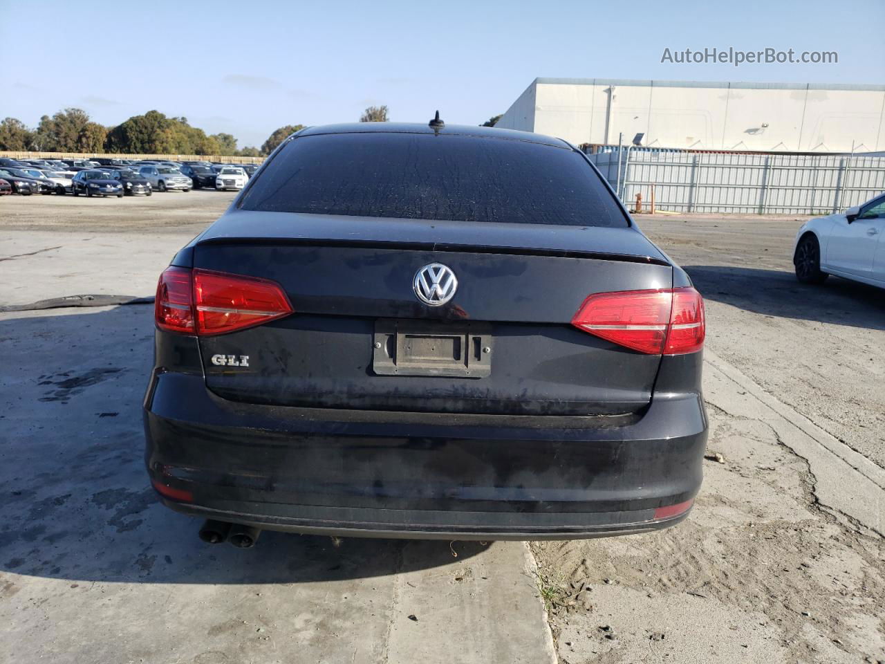 2015 Volkswagen Jetta Gli Black vin: 3VW4T7AJ6FM400320