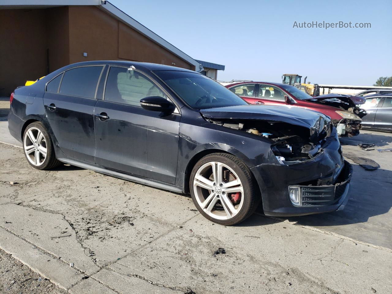 2015 Volkswagen Jetta Gli Black vin: 3VW4T7AJ6FM400320