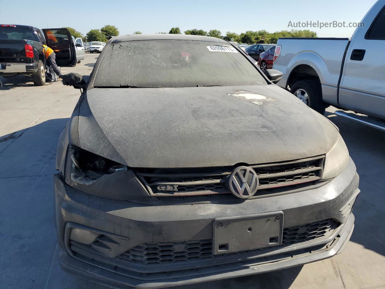 2016 Volkswagen Jetta Gli Черный vin: 3VW4T7AJ6GM242482