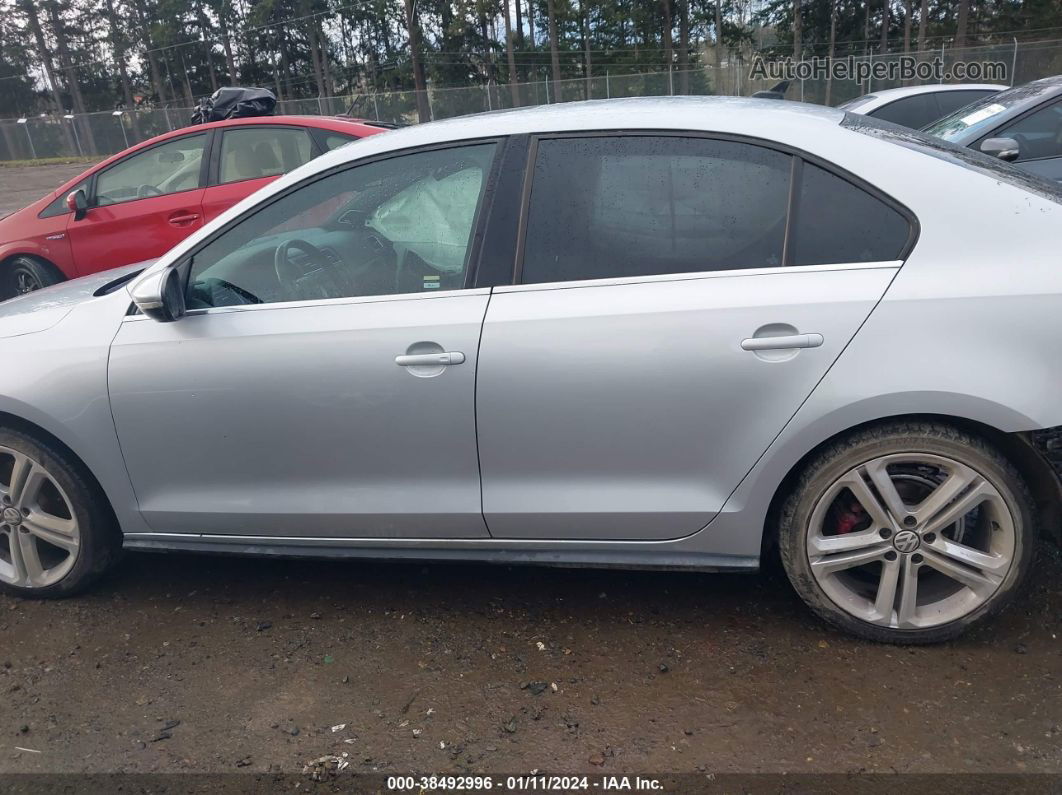 2016 Volkswagen Jetta 2.0t Gli Se Silver vin: 3VW4T7AJ7GM348181