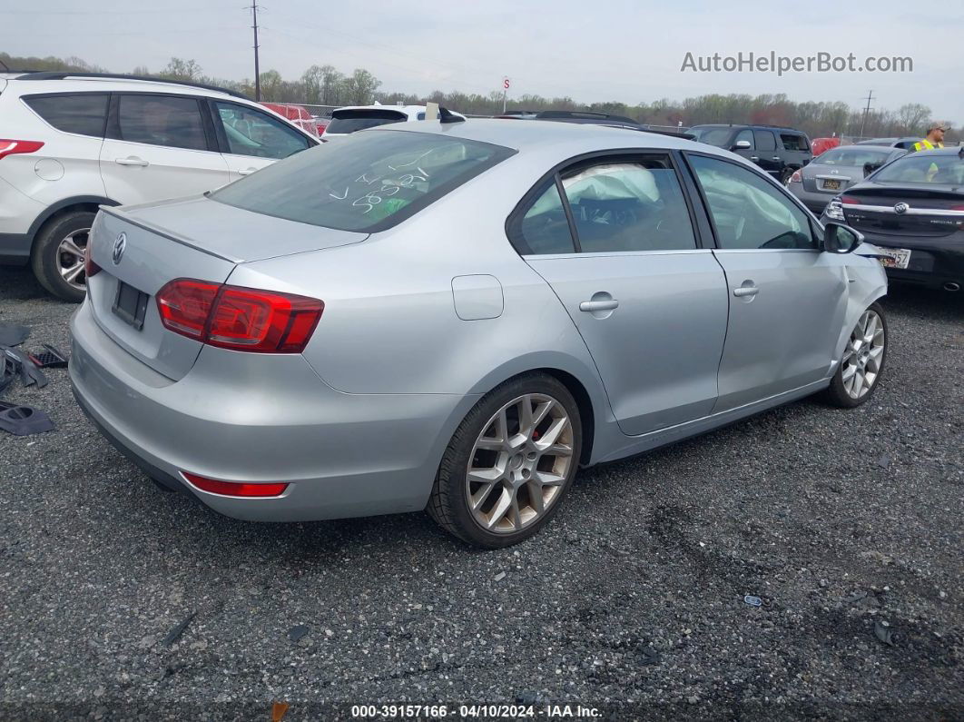 2014 Volkswagen Jetta Gli Edition 30 Silver vin: 3VW4T7AJ8EM258521