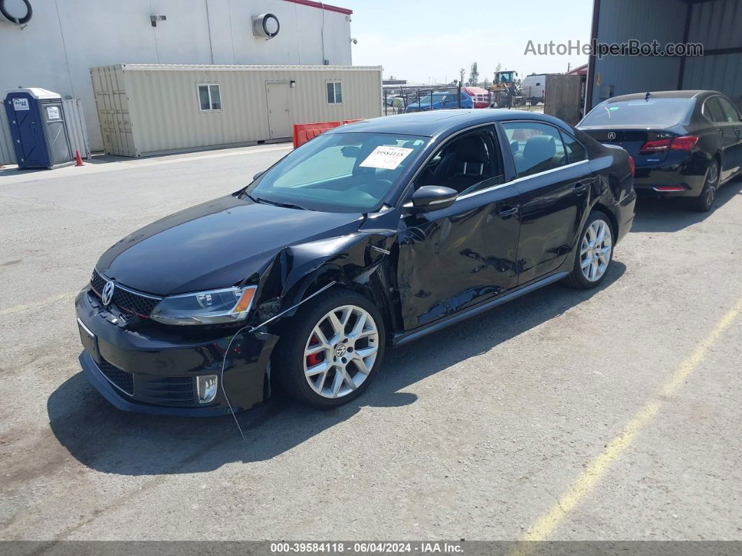 2014 Volkswagen Jetta Gli Edition 30 Black vin: 3VW4T7AJ8EM305594