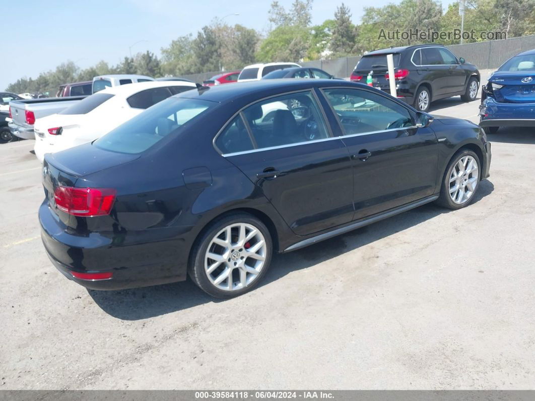 2014 Volkswagen Jetta Gli Edition 30 Black vin: 3VW4T7AJ8EM305594