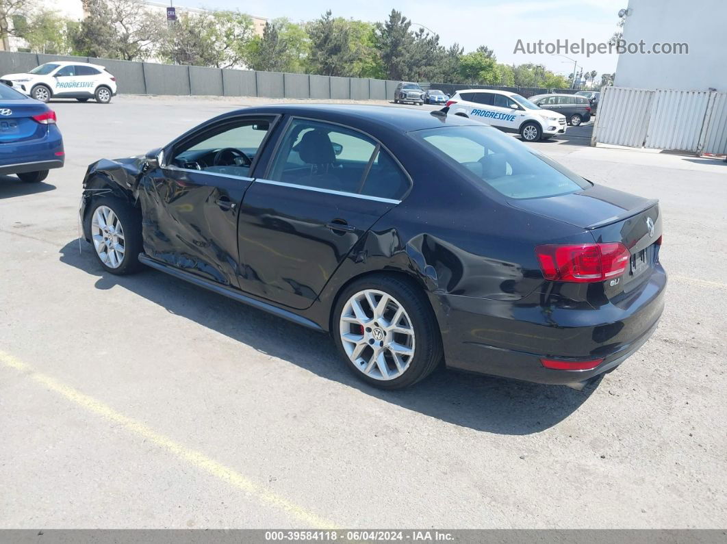 2014 Volkswagen Jetta Gli Edition 30 Black vin: 3VW4T7AJ8EM305594