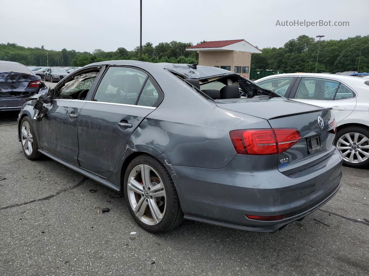 2017 Volkswagen Jetta Gli Gray vin: 3VW4T7AJ9HM311067