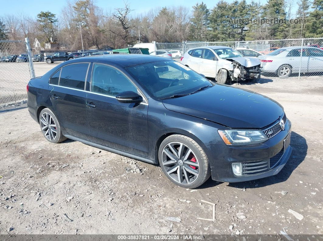 2013 Volkswagen Jetta Gli Autobahn W/nav Black vin: 3VW4T7AJXDM284553