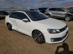 2014 Volkswagen Jetta Gli White vin: 3VW4T7AJXEM207537