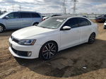 2014 Volkswagen Jetta Gli White vin: 3VW4T7AJXEM207537