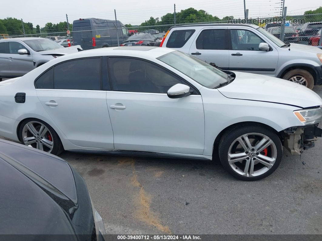 2015 Volkswagen Jetta 2.0t Gli Se White vin: 3VW4T7AJXFM276908