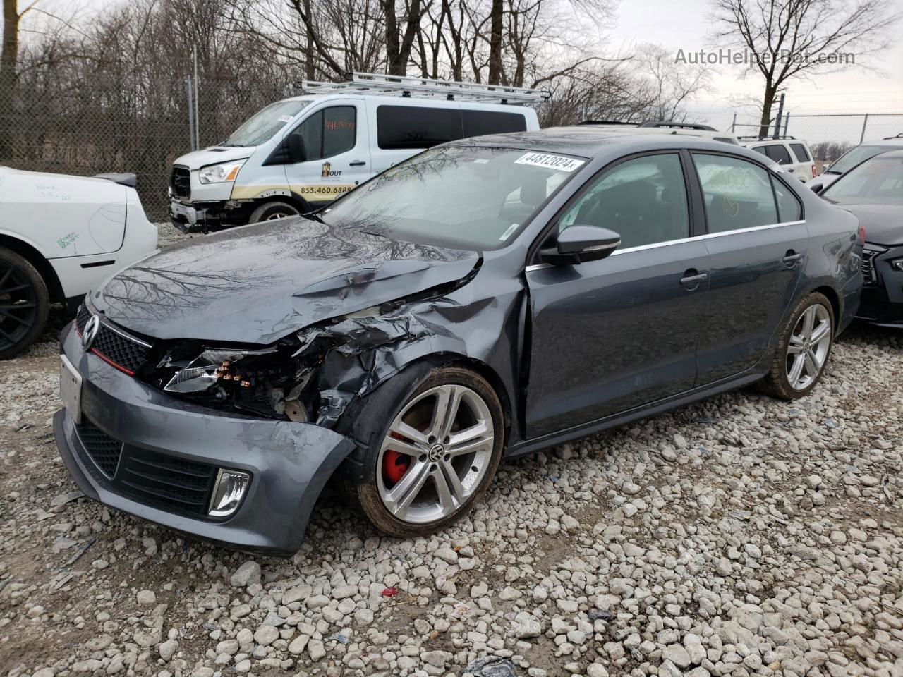 2015 Volkswagen Jetta Gli Gray vin: 3VW4T7AJXFM293000