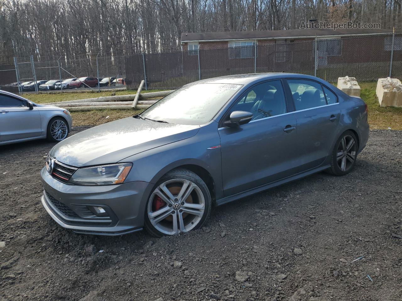 2017 Volkswagen Jetta Gli Gray vin: 3VW4T7AJXHM330288