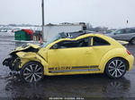 2014 Volkswagen Beetle 2.0t Gsr Yellow vin: 3VW4T7AT1EM623204