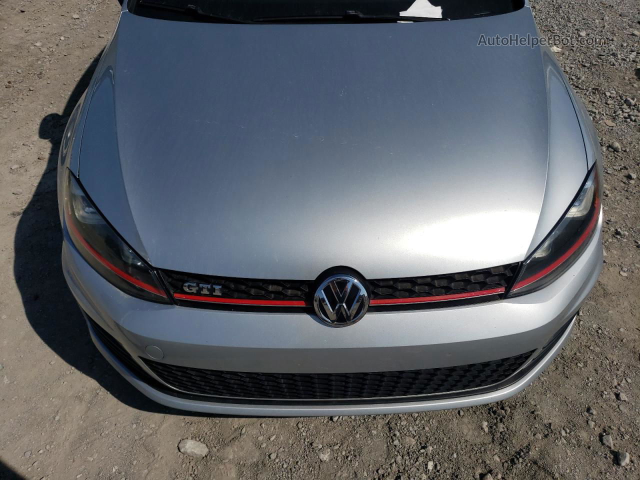 2015 Volkswagen Gti  Silver vin: 3VW4T7AU0FM030024