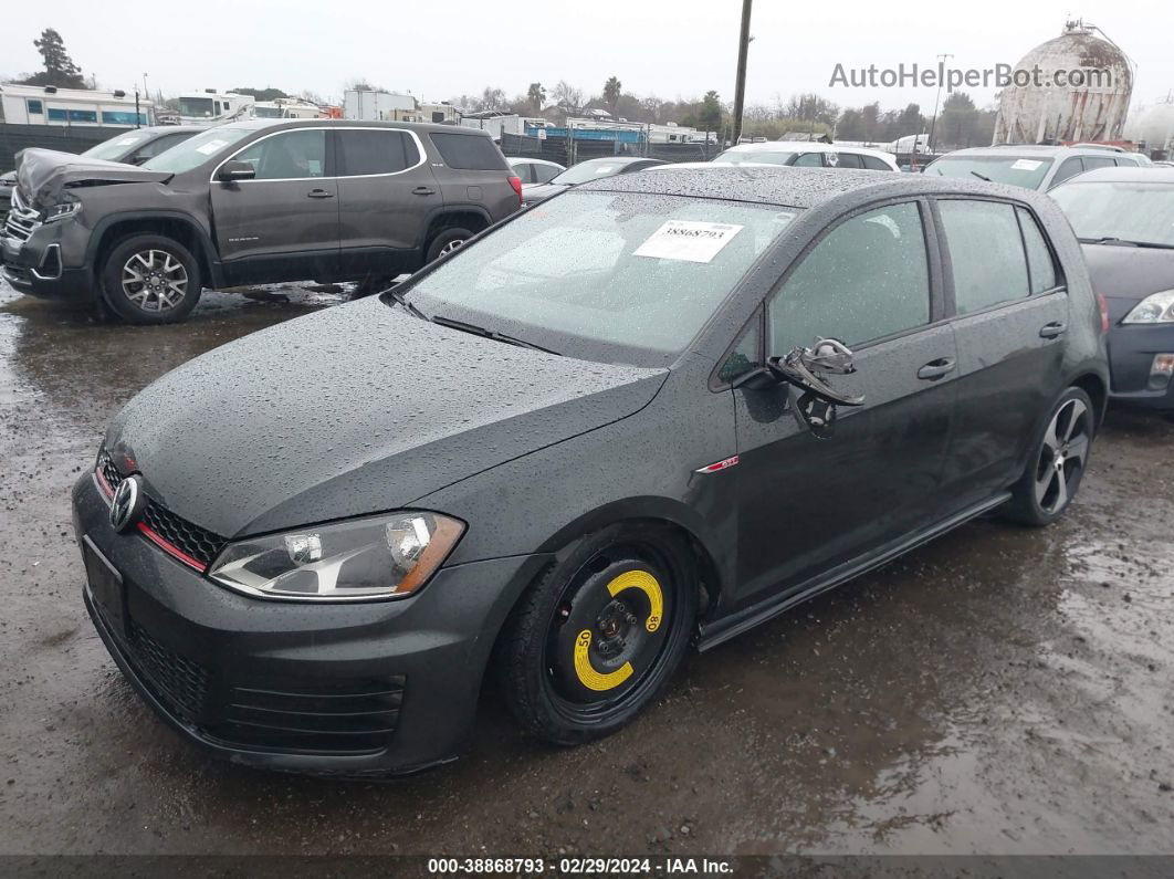 2015 Volkswagen Golf Gti 2.0t Se 4-door Серый vin: 3VW4T7AU0FM054825