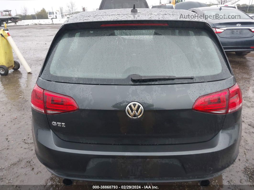 2015 Volkswagen Golf Gti 2.0t Se 4-door Серый vin: 3VW4T7AU0FM054825