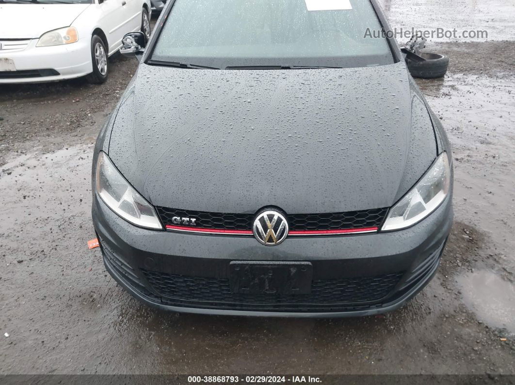 2015 Volkswagen Golf Gti 2.0t Se 4-door Серый vin: 3VW4T7AU0FM054825