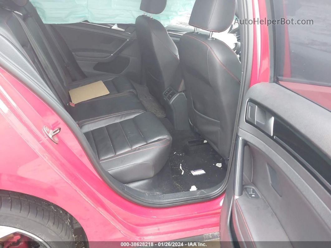 2015 Volkswagen Golf Gti 2.0t Autobahn 4-door Red vin: 3VW4T7AU0FM059572