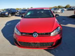 2015 Volkswagen Gti  Red vin: 3VW4T7AU0FM098551