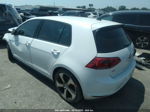 2016 Volkswagen Golf Gti S White vin: 3VW4T7AU0GM008588