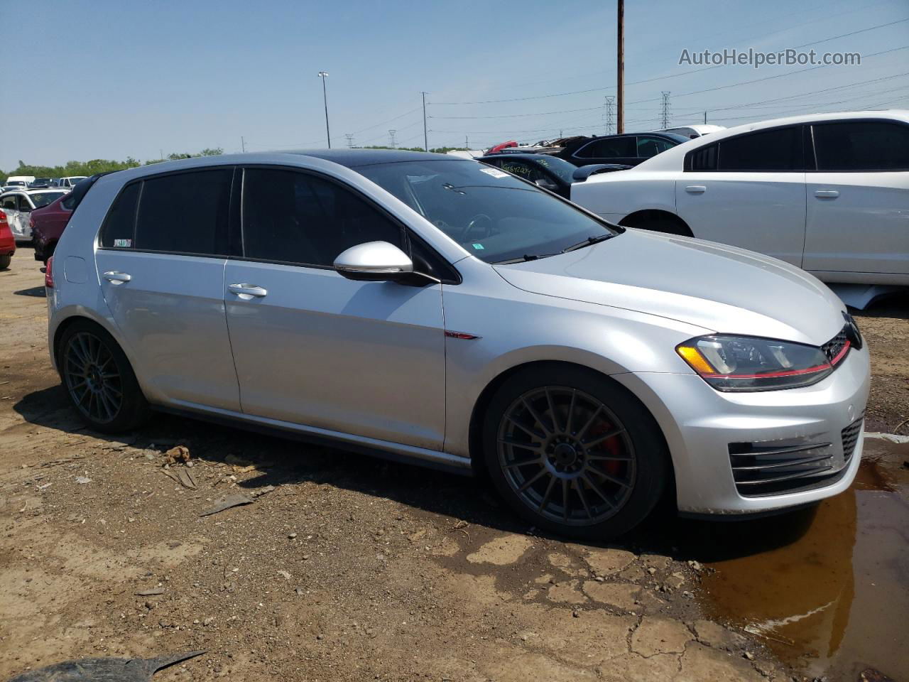 2016 Volkswagen Gti S/se Silver vin: 3VW4T7AU0GM017677