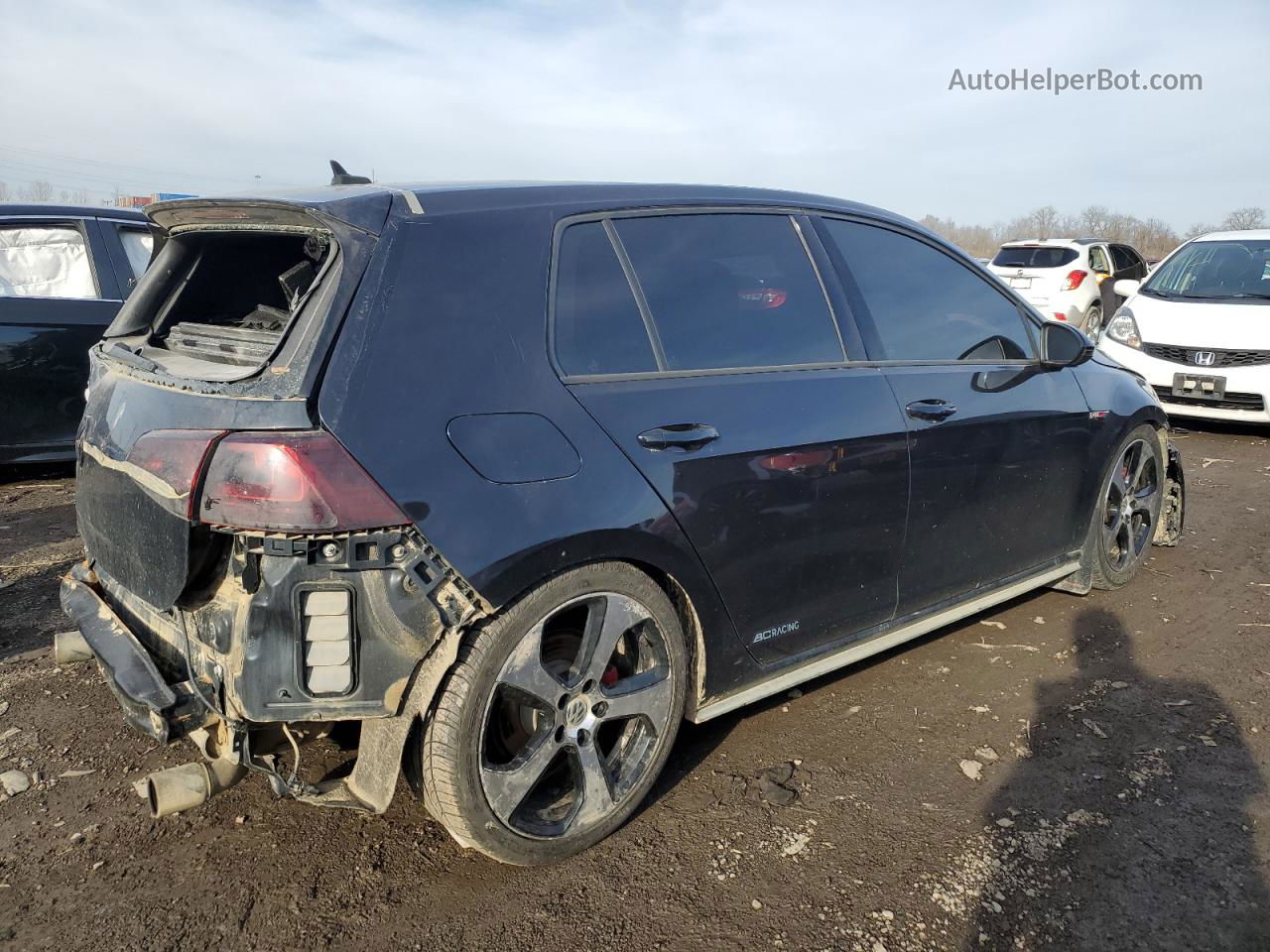 2016 Volkswagen Gti S/se Black vin: 3VW4T7AU0GM043289