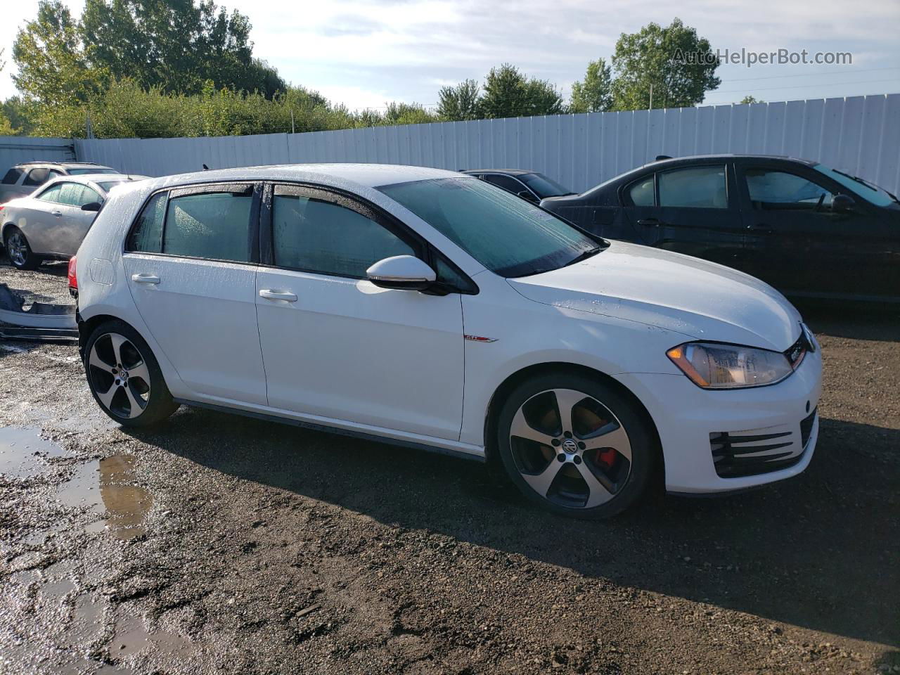 2016 Volkswagen Gti S/se White vin: 3VW4T7AU0GM048962