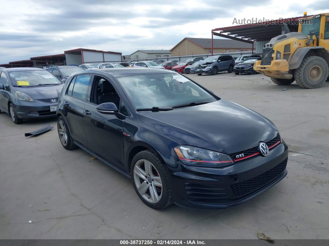 2016 Volkswagen Golf Gti Autobahn 4-door/s 4-door/se 4-door Черный vin: 3VW4T7AU0GM068242