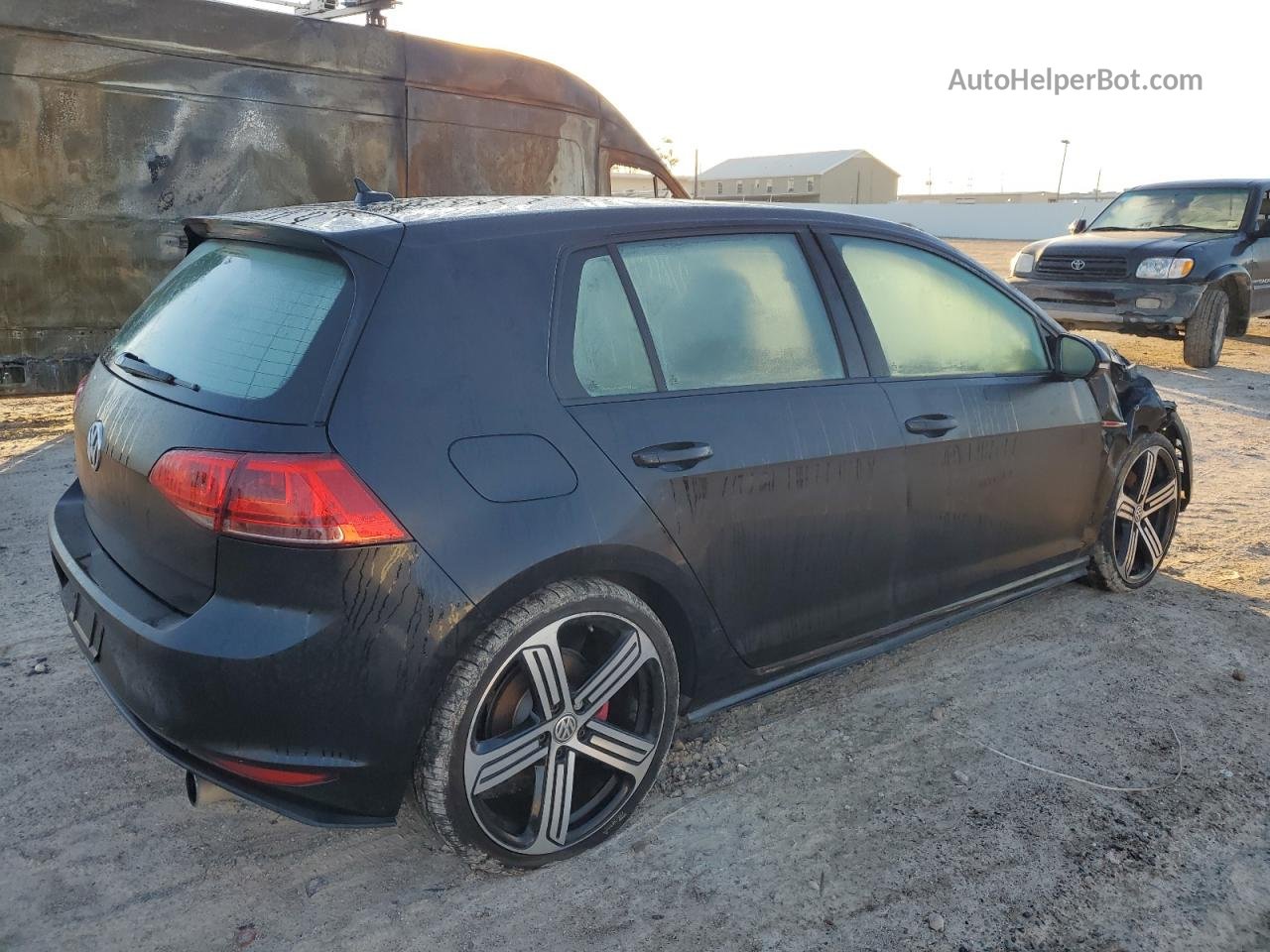 2015 Volkswagen Gti  Black vin: 3VW4T7AU1FM002734