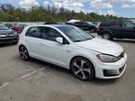 2015 Volkswagen Gti  White vin: 3VW4T7AU1FM010509