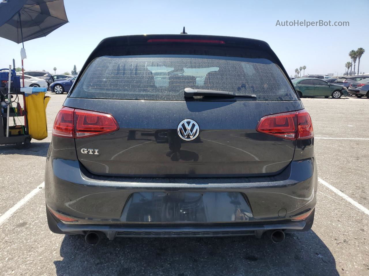 2015 Volkswagen Gti  Charcoal vin: 3VW4T7AU1FM016195