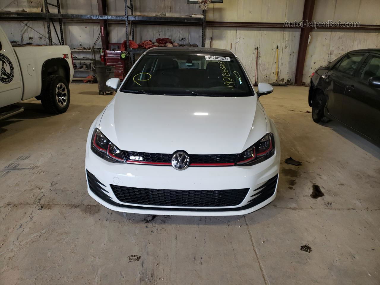 2015 Volkswagen Gti  White vin: 3VW4T7AU1FM059726