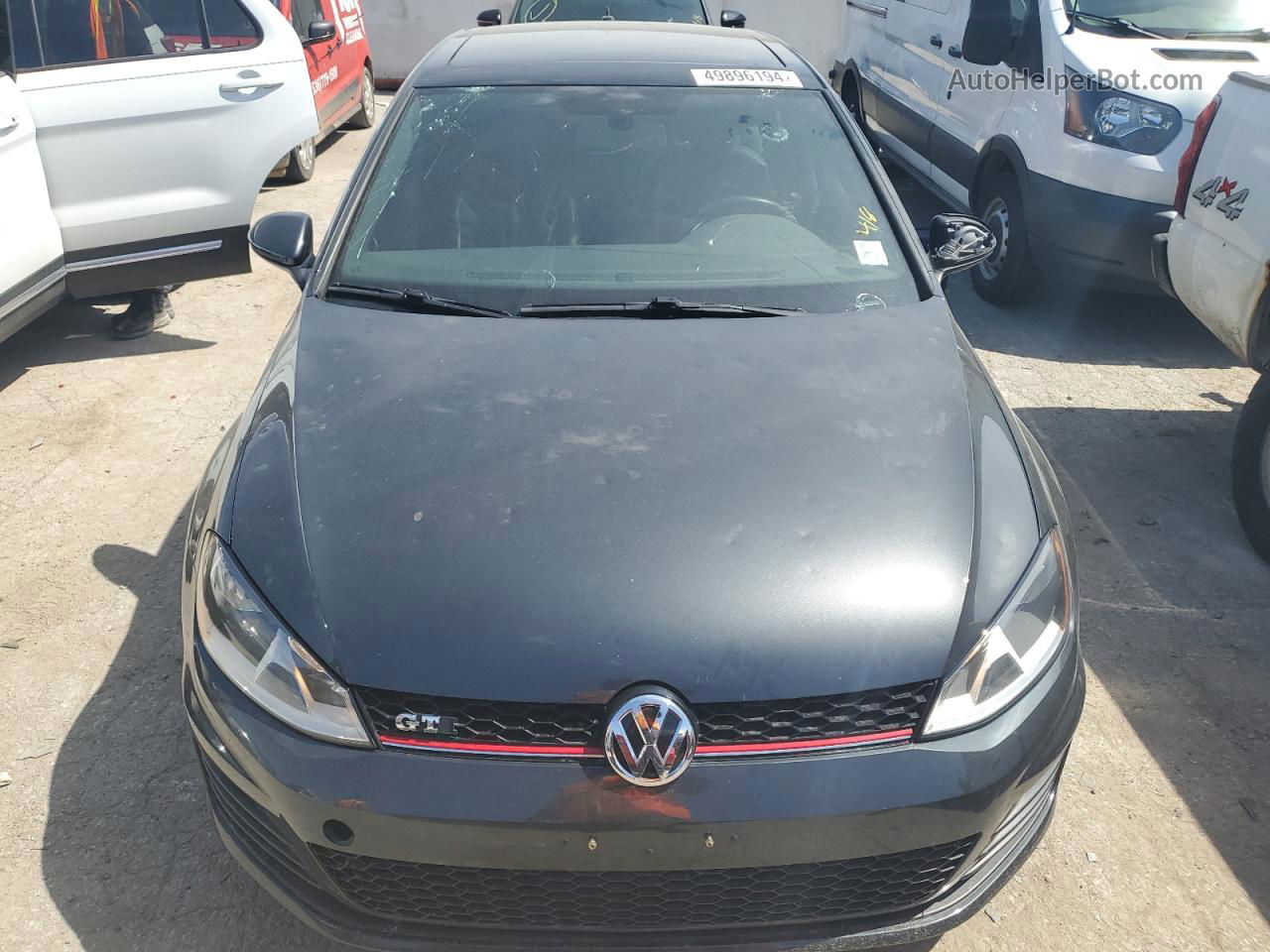 2015 Volkswagen Gti  Черный vin: 3VW4T7AU1FM102591