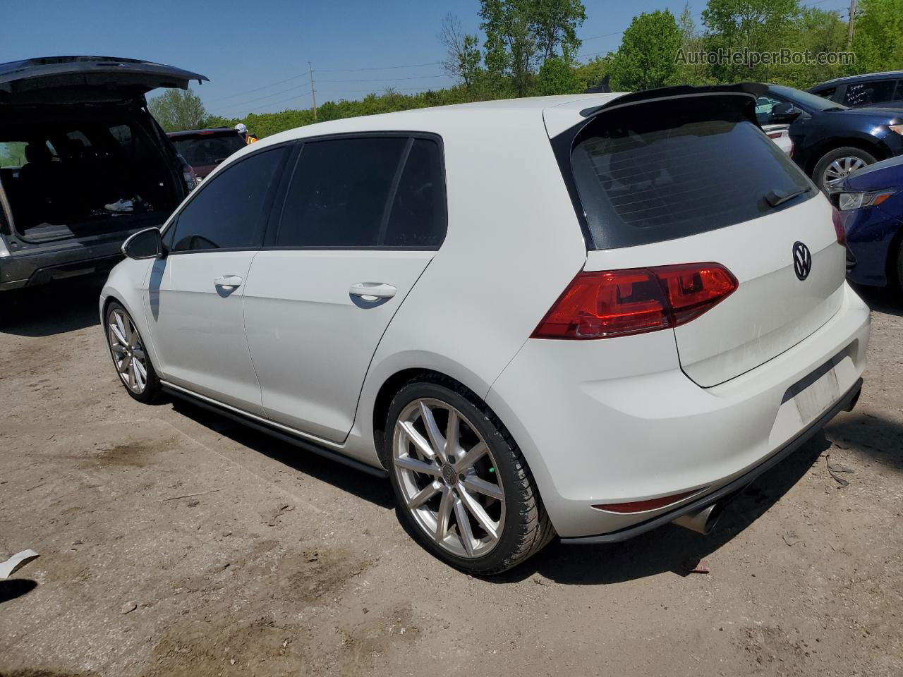 2016 Volkswagen Gti S/se White vin: 3VW4T7AU1GM068363