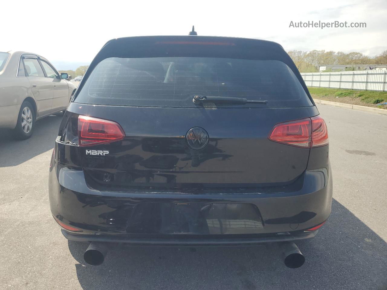 2017 Volkswagen Gti S Black vin: 3VW4T7AU1HM005443