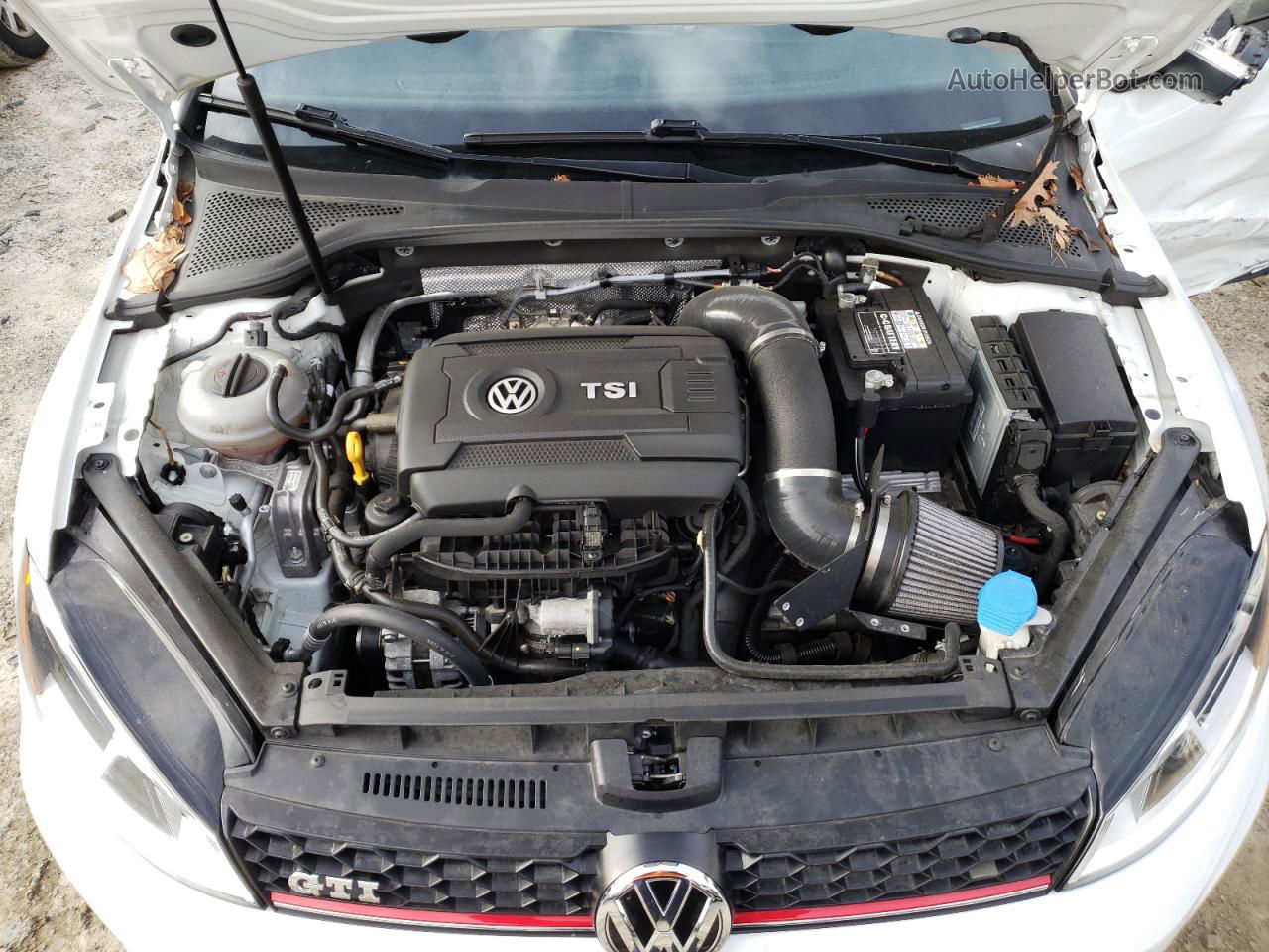 2017 Volkswagen Gti S Белый vin: 3VW4T7AU1HM059406