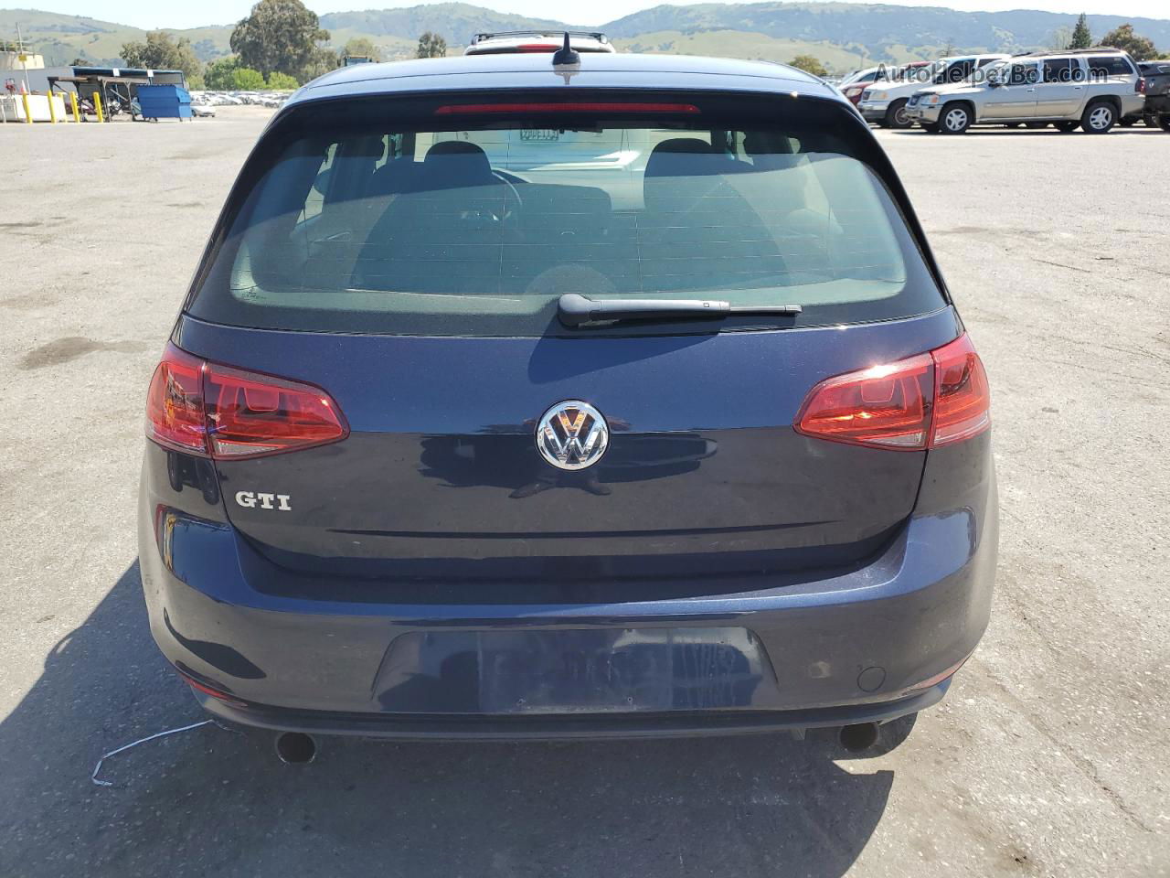 2017 Volkswagen Gti S Blue vin: 3VW4T7AU1HM068106