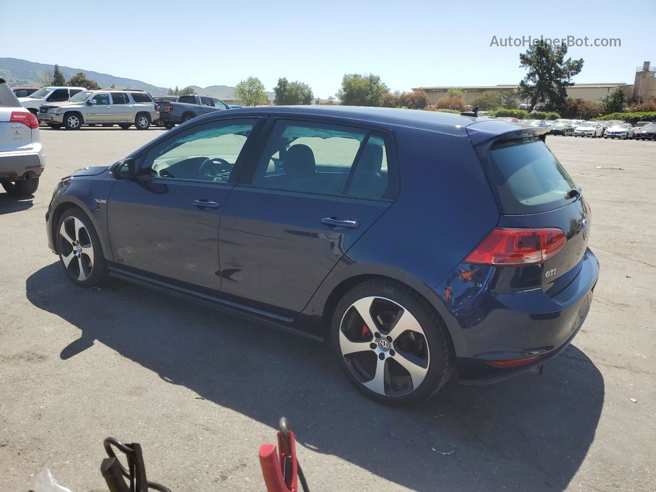 2017 Volkswagen Gti S Blue vin: 3VW4T7AU1HM068106