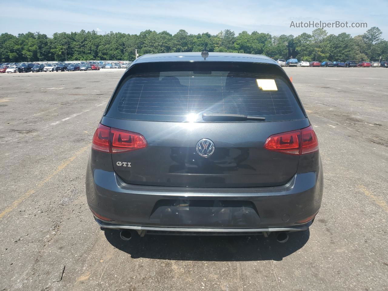 2015 Volkswagen Gti  Угольный vin: 3VW4T7AU2FM001396