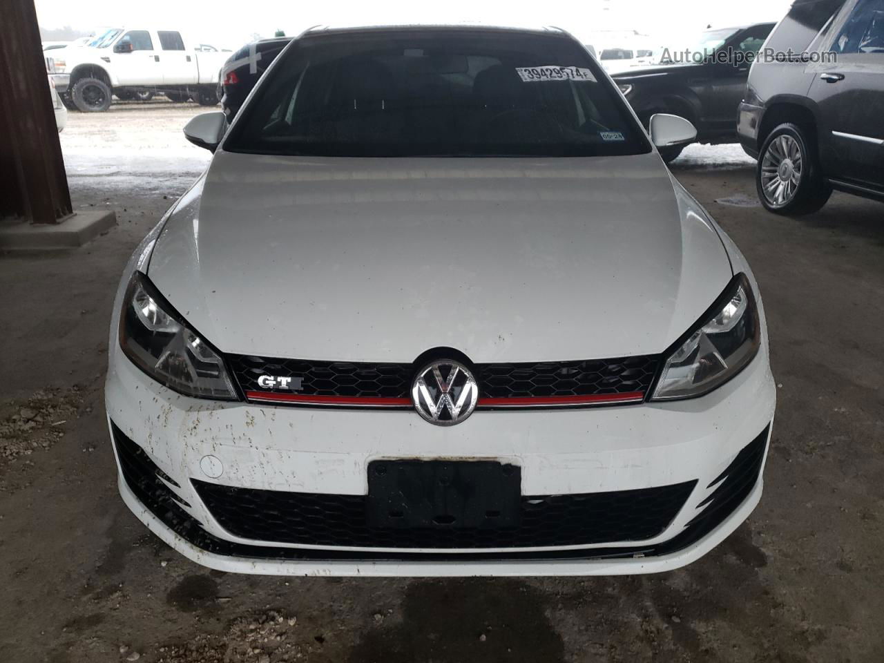 2015 Volkswagen Gti  Белый vin: 3VW4T7AU2FM014505