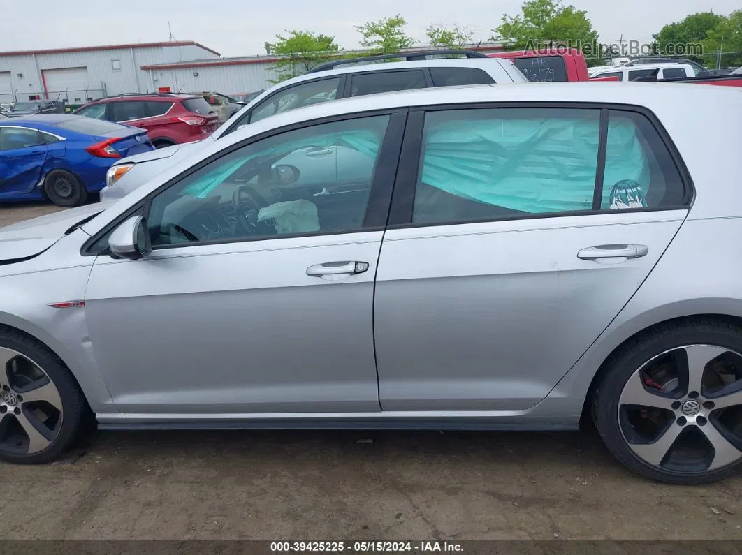 2015 Volkswagen Golf Gti 2.0t Se 4-door Silver vin: 3VW4T7AU2FM088216