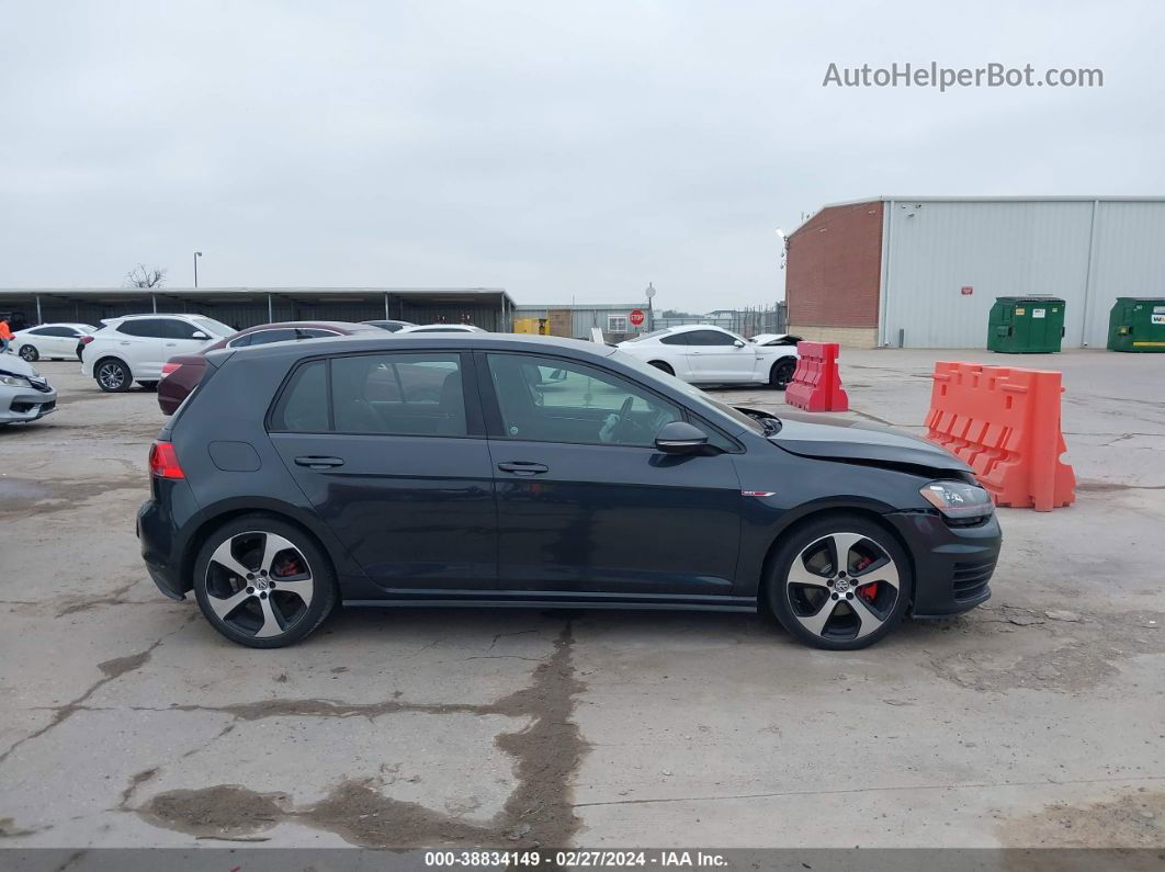 2016 Volkswagen Golf Gti S 4-door Gray vin: 3VW4T7AU2GM063298