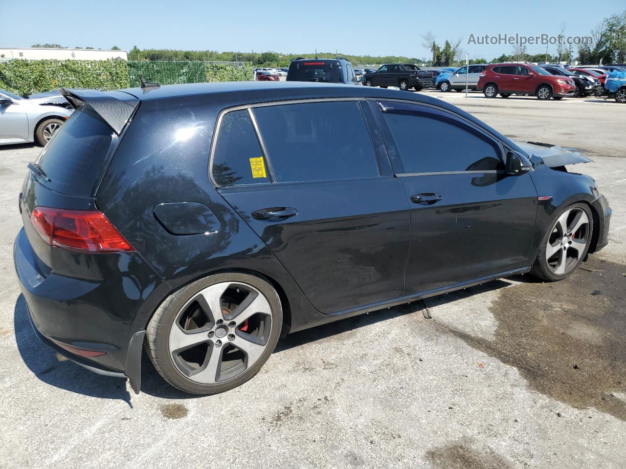 2016 Volkswagen Gti S/se Black vin: 3VW4T7AU2GM070056