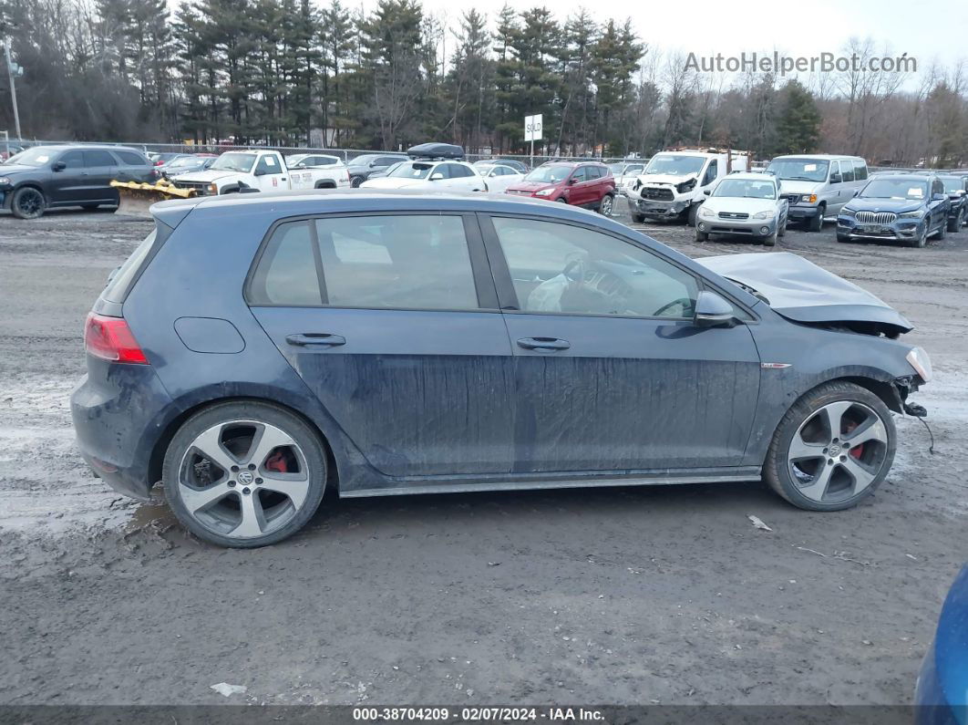 2017 Volkswagen Golf Gti Autobahn 4-door/s 4-door/se 4-door/sport 4-door Dark Blue vin: 3VW4T7AU2HM072407