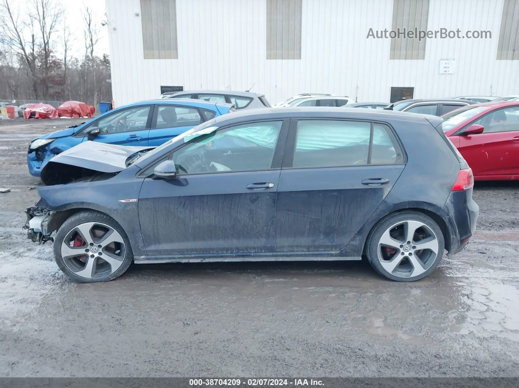 2017 Volkswagen Golf Gti Autobahn 4-door/s 4-door/se 4-door/sport 4-door Dark Blue vin: 3VW4T7AU2HM072407