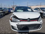 2015 Volkswagen Golf Gti 2.0t Autobahn 4-door White vin: 3VW4T7AU3FM004243