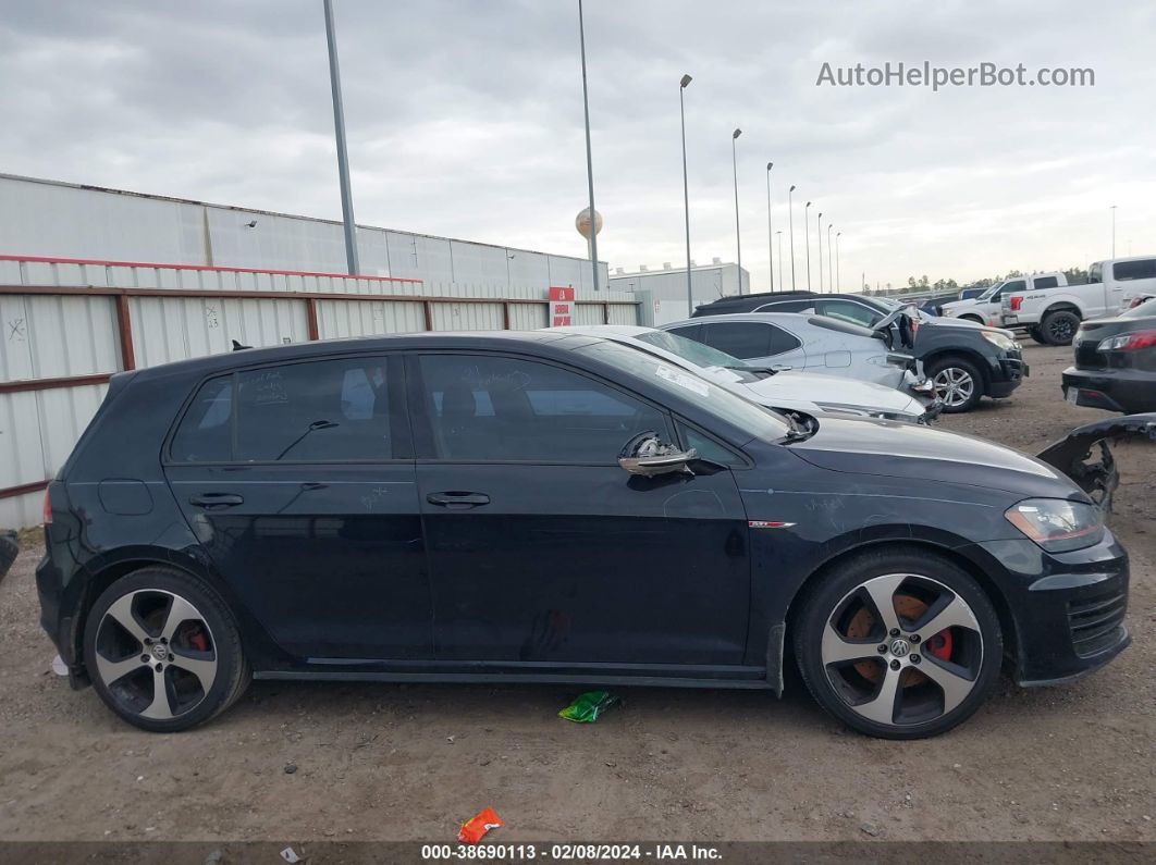 2016 Volkswagen Golf Gti Autobahn 4-door Черный vin: 3VW4T7AU3GM009105