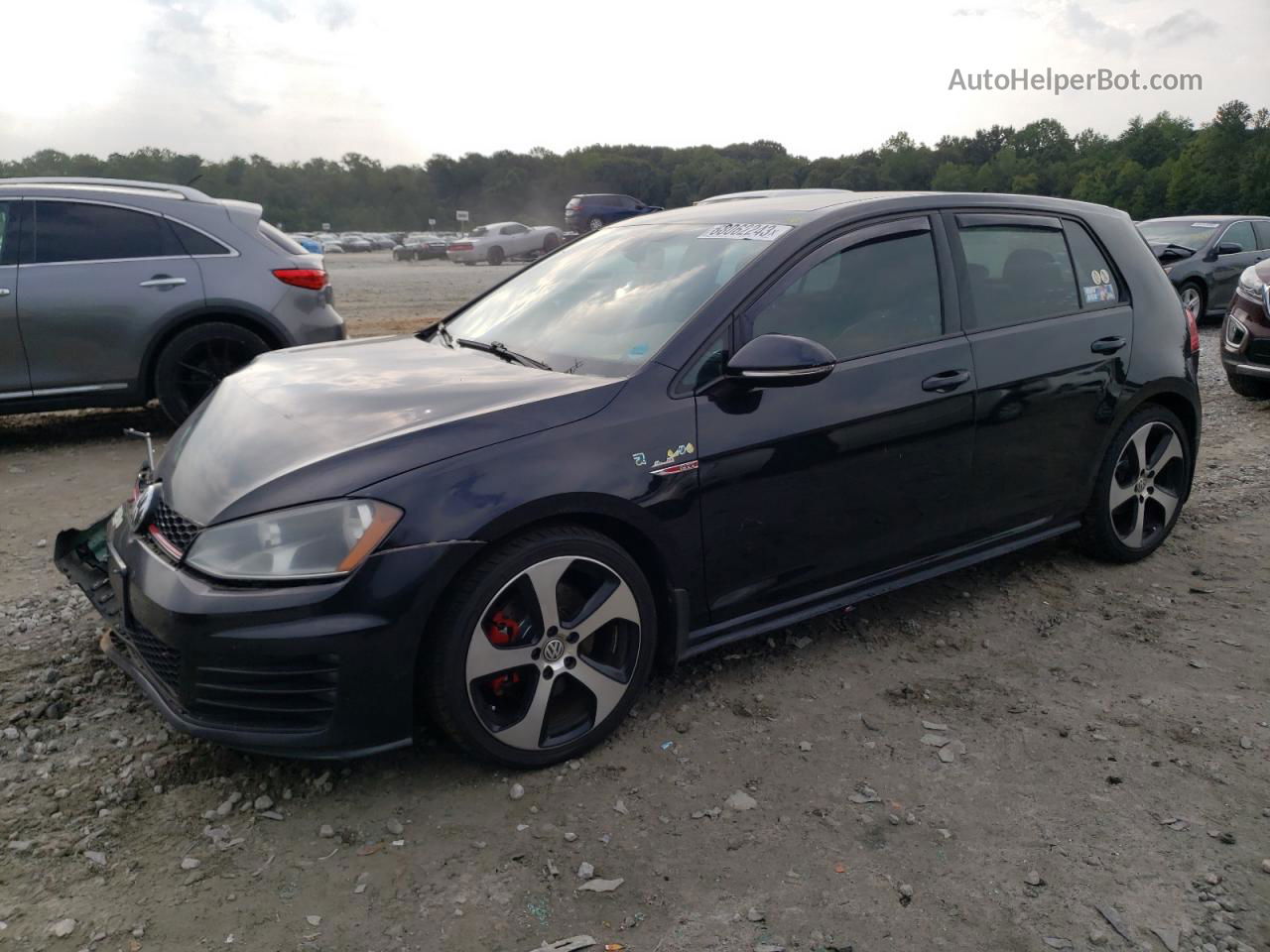 2016 Volkswagen Gti S/se Black vin: 3VW4T7AU3GM009234