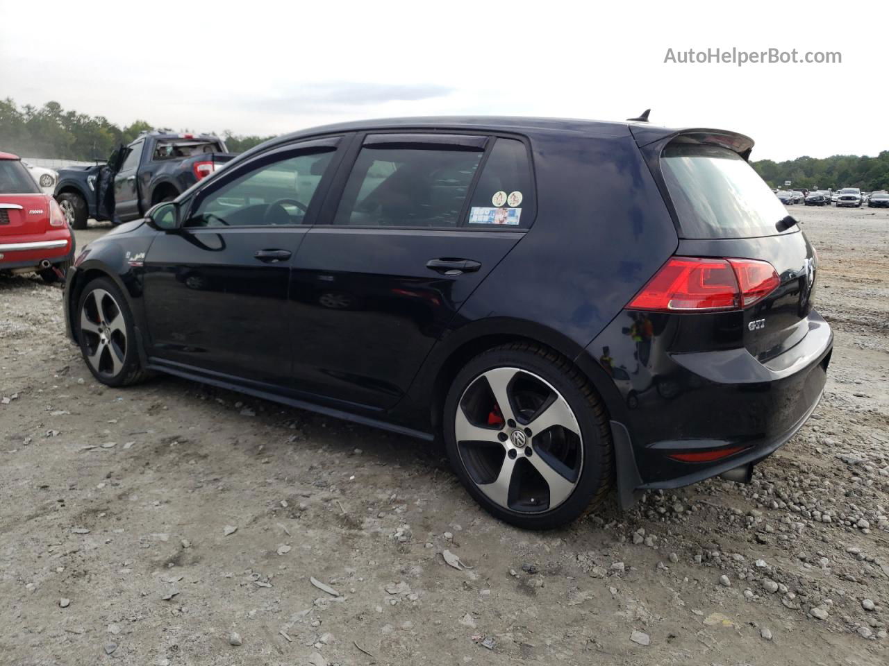 2016 Volkswagen Gti S/se Black vin: 3VW4T7AU3GM009234