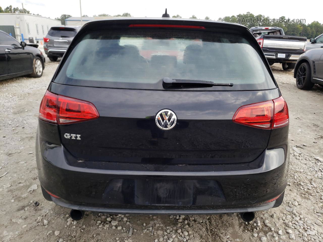 2016 Volkswagen Gti S/se Black vin: 3VW4T7AU3GM009234